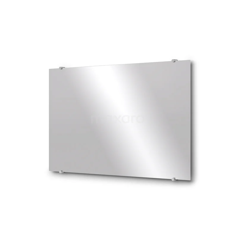 Bathroom mirror Solo 100x60cm Mirror holders Round Chrome M01-100620A