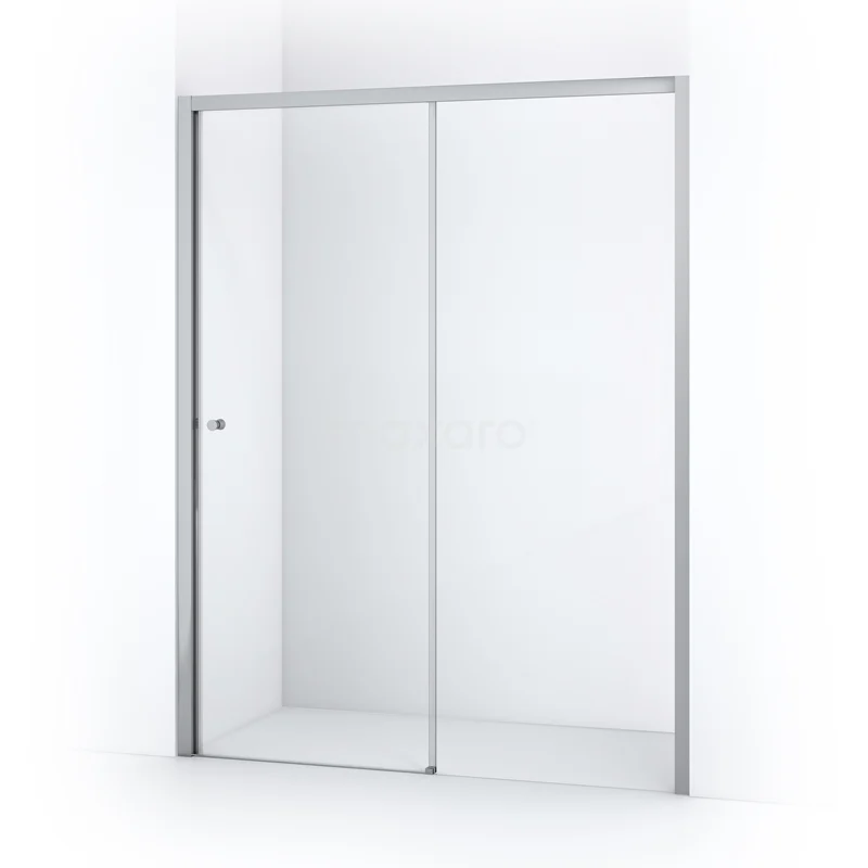Crystal Comfort Shower door | 160 cm Chrome Clear glass Sliding door S1020-1600C