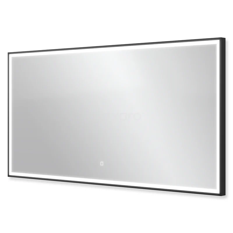 Vivo Bathroom mirror with led lighting | black 140x70cm M40-1400-43180