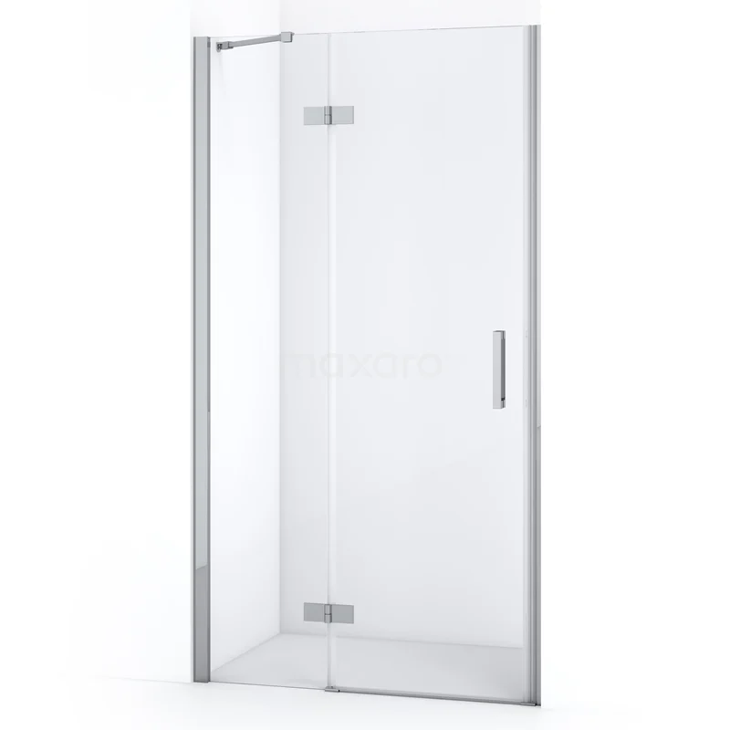 Diamond Shower door | 90 cm Chrome Clear glass Pivot door DDB21361210C