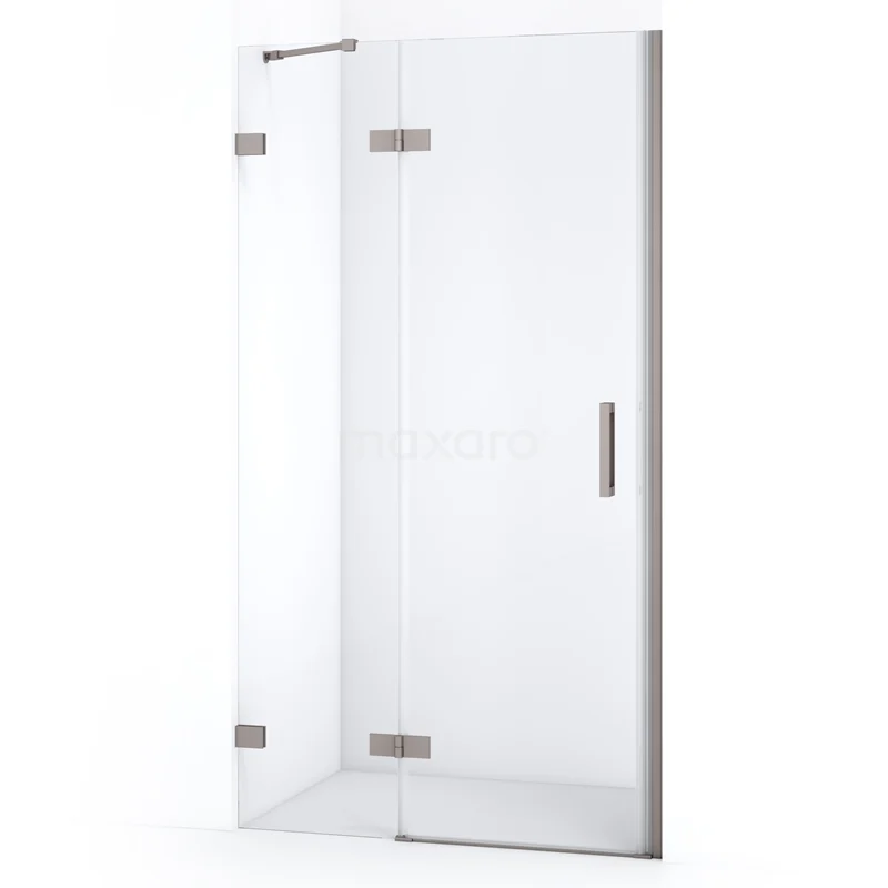 Diamant-Duschtüren DDB21462220BR Klares Glas Duschwand mit Tür, Chromverarbeitung, modernes Design, ideal für ein stilvolles Badezimmer.