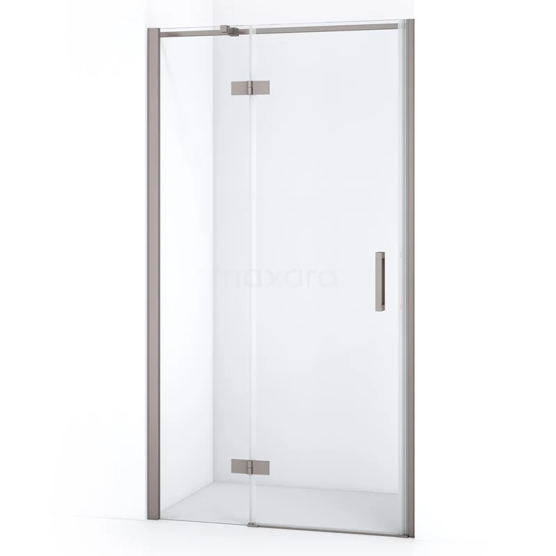 Diamond Shower door | 90 cm Stainless steel Clear glass Pivot door DDB21362310BR