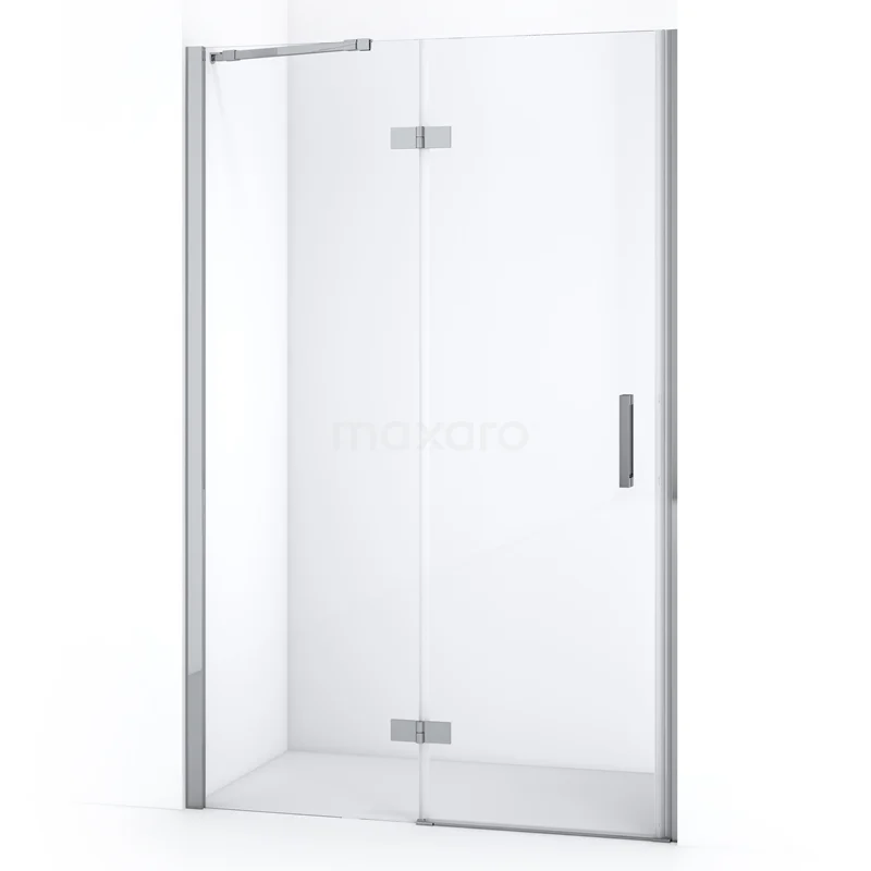 Duschtür Diamond 120cm Klar Sicherheitsglas Chrom DDB21661210C Glas Duschtür, Klarglas, silberner Rahmen, modernes Design, ideal für eine stilvolle Badezimmergestaltung.