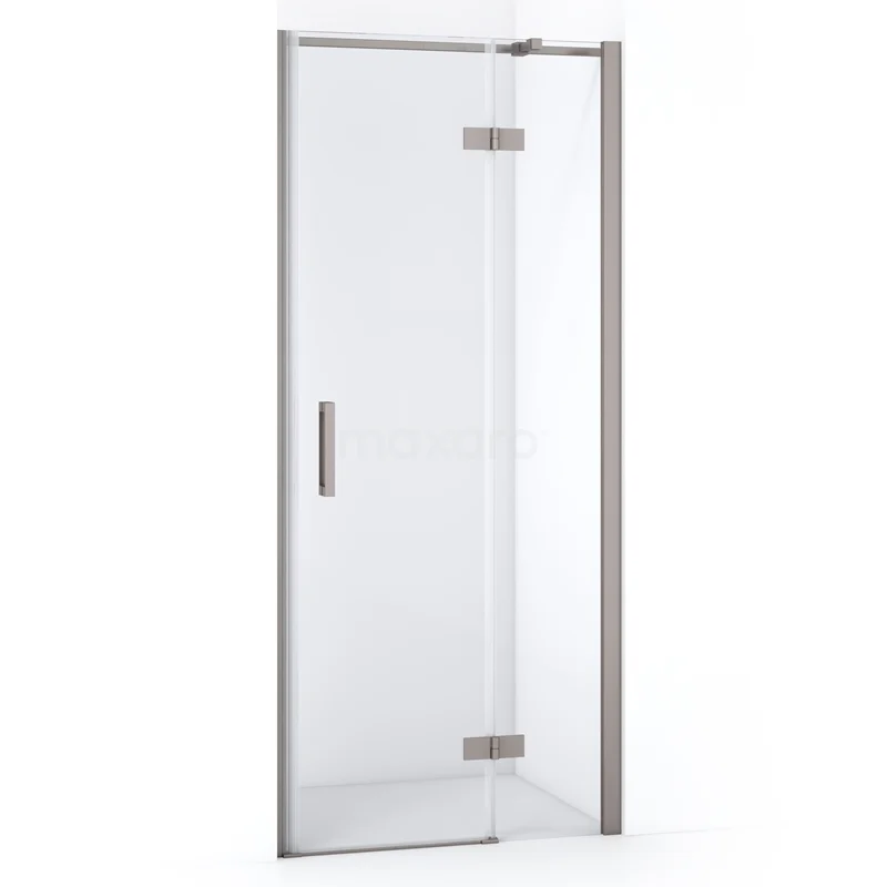 Diamond Shower door | 80 cm Stainless steel Clear glass Pivot door DDB22351310BR