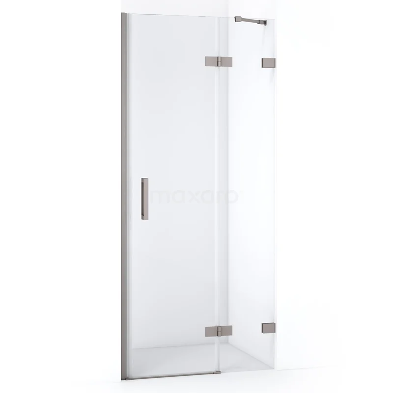 Diamond Shower door | 80 cm Stainless steel Clear glass Pivot door DDB22352220BR