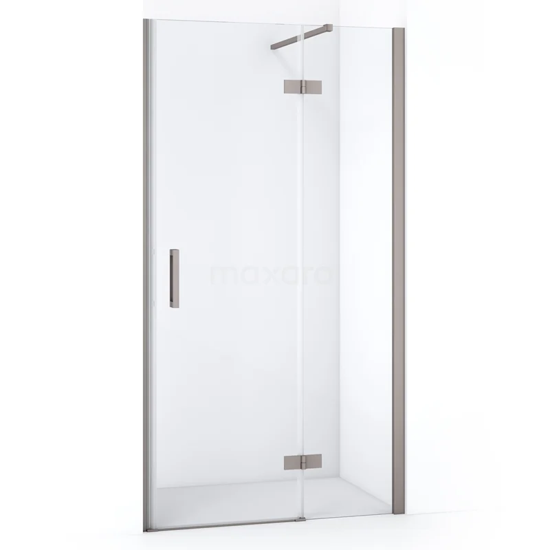 Diamond Shower door | 90 cm Stainless steel Clear glass Pivot door DDB22361110BR