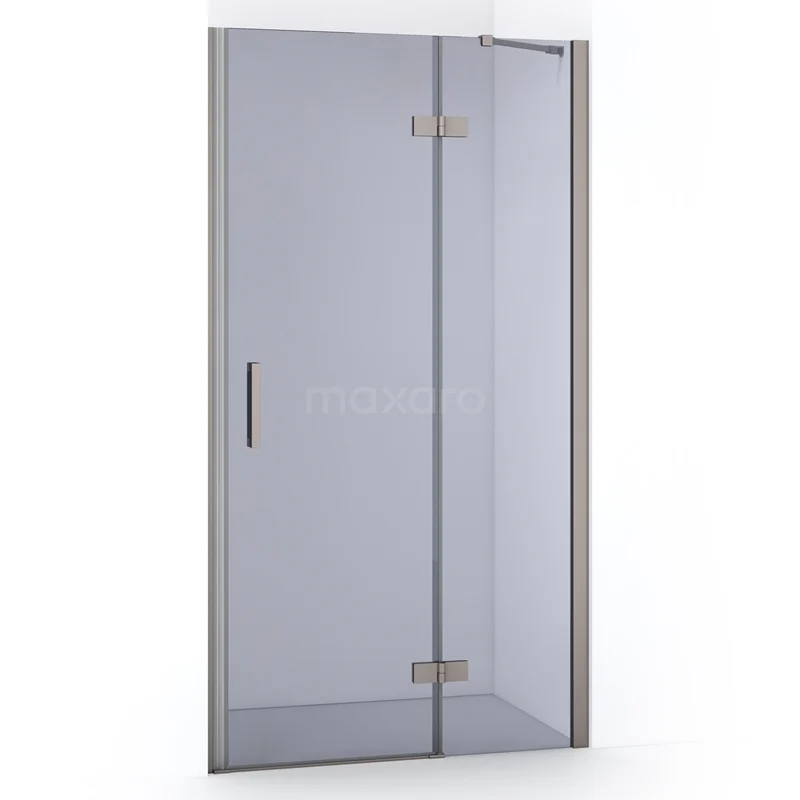 Diamond Shower door | 90 cm Stainless steel Smoke glass Pivot door DDB22361211BR