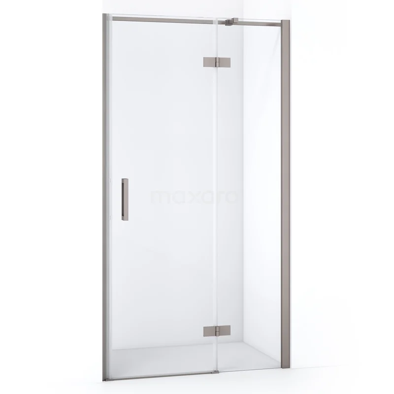 Diamond Shower door | 90 cm Stainless steel Clear glass Pivot door DDB22361310BR