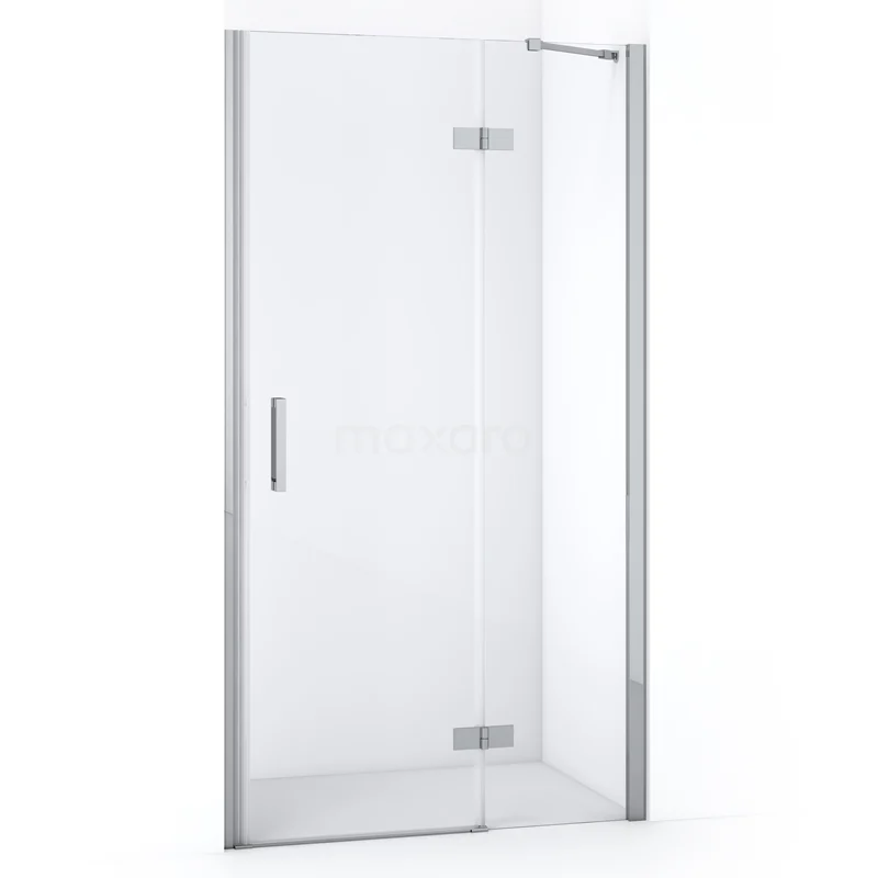 Diamond Shower door | 90 cm Chrome Clear glass Pivot door DDB22362210C