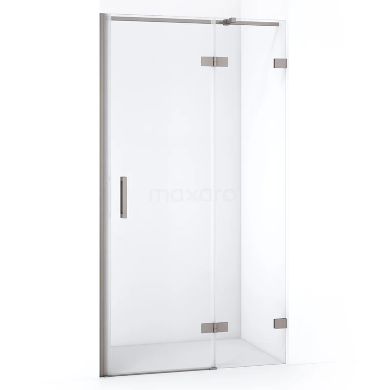 Diamond Shower door | 90 cm Stainless steel Clear glass Pivot door DDB22362320BR