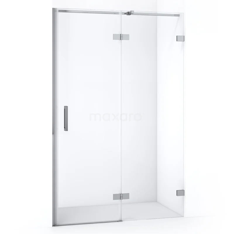Duschtür Diamond 110cm Klar Sicherheitsglas Chrom DDB22651320C Glas Duschwand mit doppelter Tür, elegantes Design und chromene Scharniere; perfekte Ergänzung für ein modernes Badezimmer.