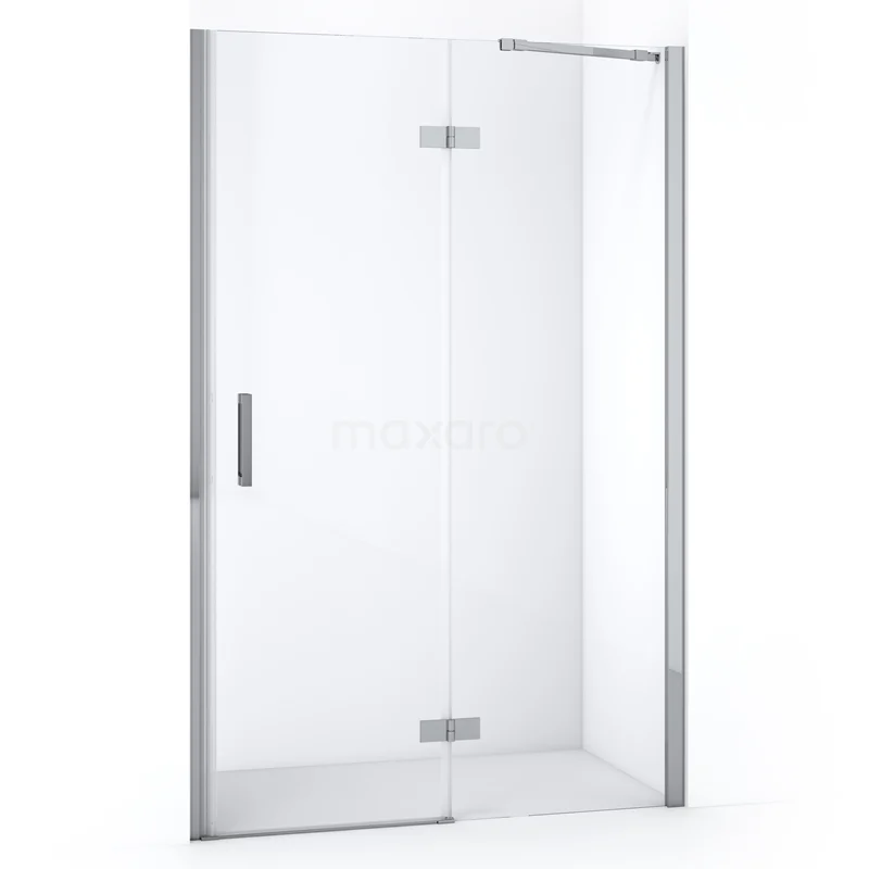 Diamond Shower door | 110 cm Chrome Clear glass Pivot door DDB22652210C