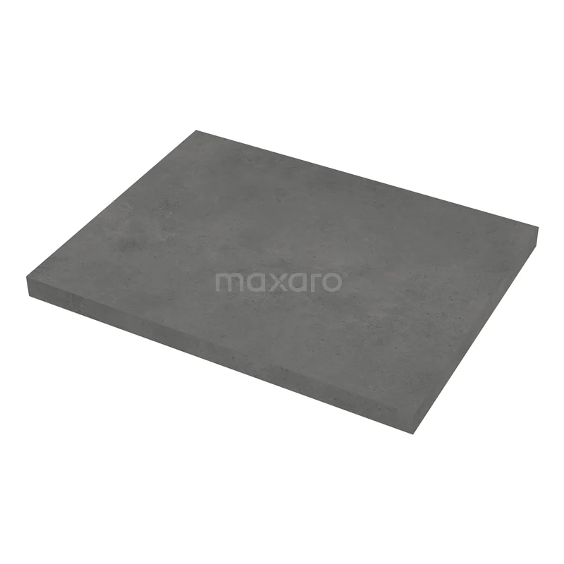 Dark grey shower tile made of concrete-look ceramic, rectangular and ideal for stylish bathroom designs.