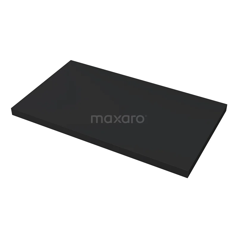 Black rectangular shower tile, sleek design, made of durable composite, ideal for a modern bathroom style.