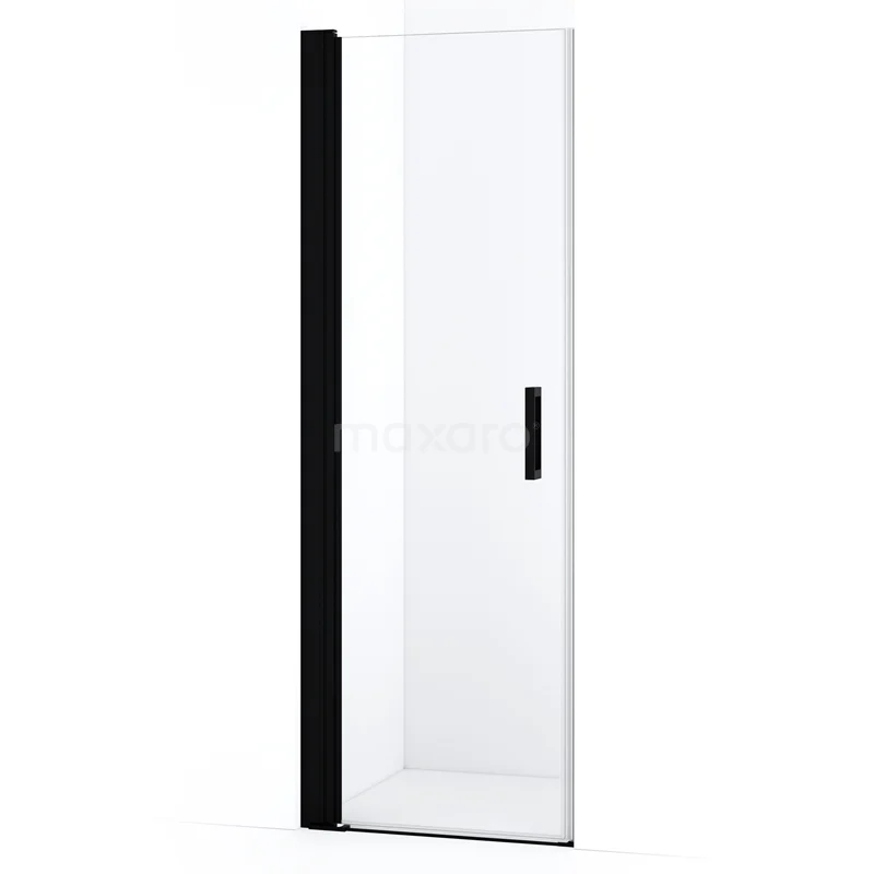 Diamond Shower door | 60 cm Matte black Clear glass Pivot door DDA106110MBN