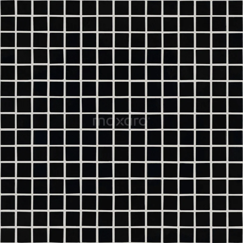 Tile sample, mosaic, Wave Black Star 306-0205TS