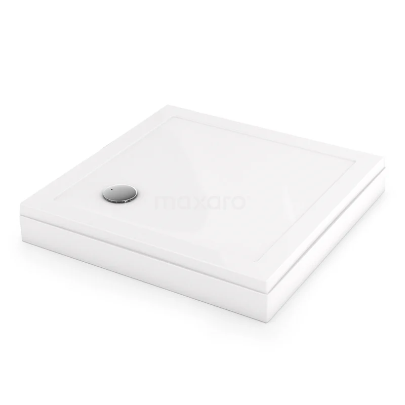High Shower tray 90x90cm Square Acrylic High-gloss white DBAS0909-H