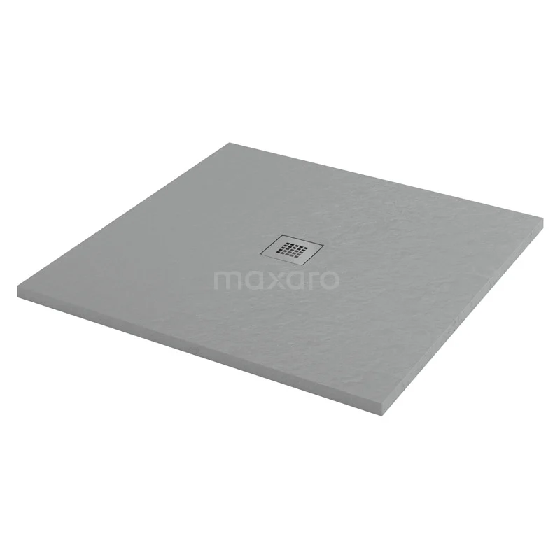 Shower tray 100x100cm Square Mineral marble Grey DBLS1010DG-RDG