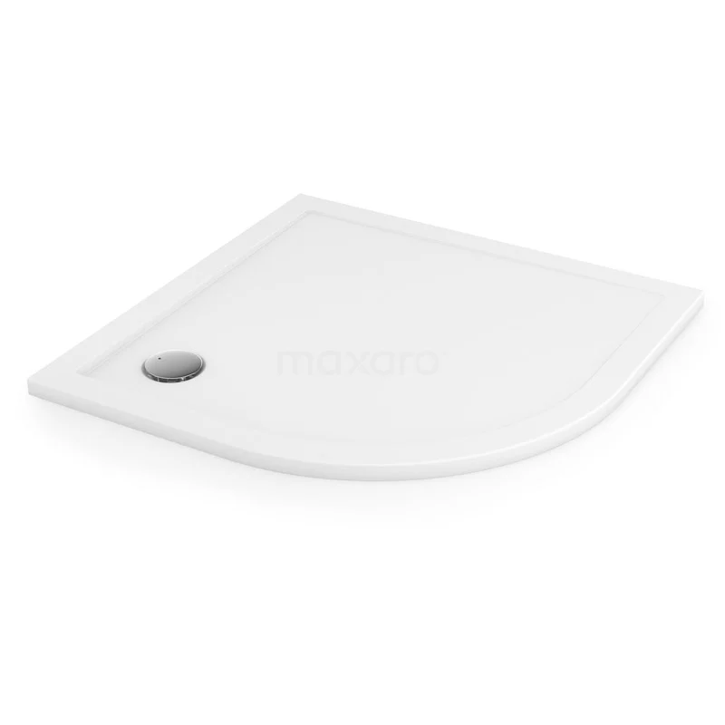 Shower tray 100x100cm Quarter Round SMC High-gloss white DBSQ1010