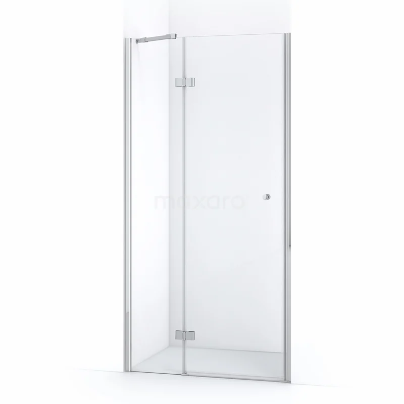 Amber Shower door | 100 cm Chrome Clear glass Pivot door WTC45210C