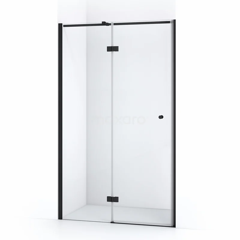 Duschtür Amber 120cm Klar Sicherheitsglas Matt Schwarz WTC65310M Duschtür mattschwarz mit Klarglas, straffes Design, geeignet für moderne Bäder, ausgeführt in stabilem Sicherheitsglas.