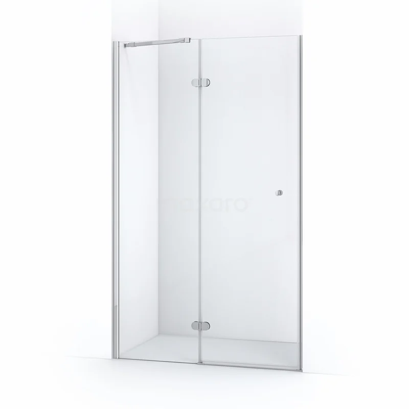 Amber Shower door | 120 cm Chrome Clear glass Pivot door WTB56220C