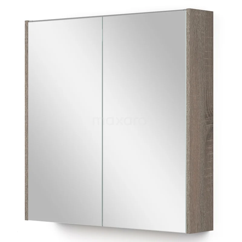 Mirror cabinet with lighting Modulo 70x70cm Oak K99-0700-59009-32