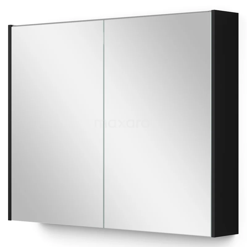 Mirror cabinet with lighting Modulo 90x70cm Matte Black K99-0900-59009-01