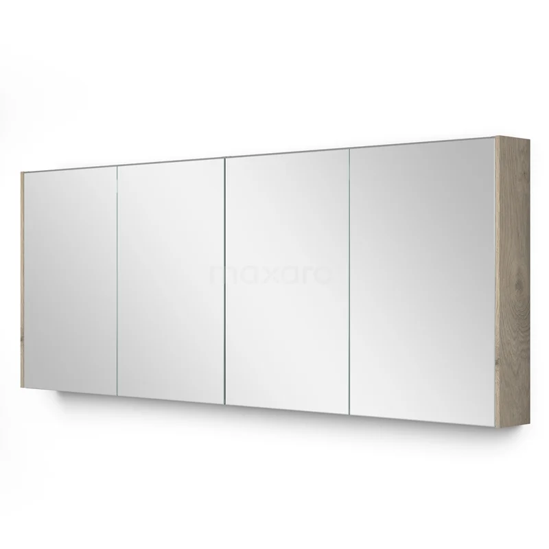 Mirror cabinet with lighting Modulo 180x70cm Light grey oak K99-1800-59009-33