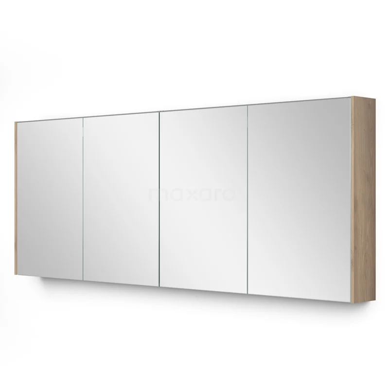 Mirror cabinet with lighting Modulo 180x70cm Light brown oak K99-1800-59009-34
