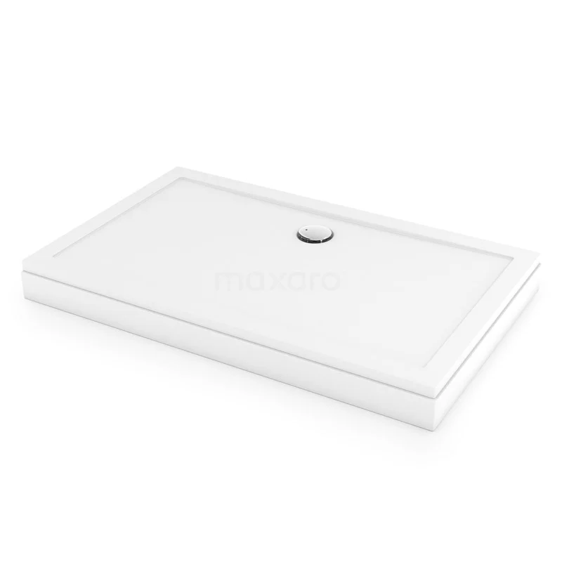 High Shower tray 140x90cm Rectangle SMC High-gloss white DBSR1409-H