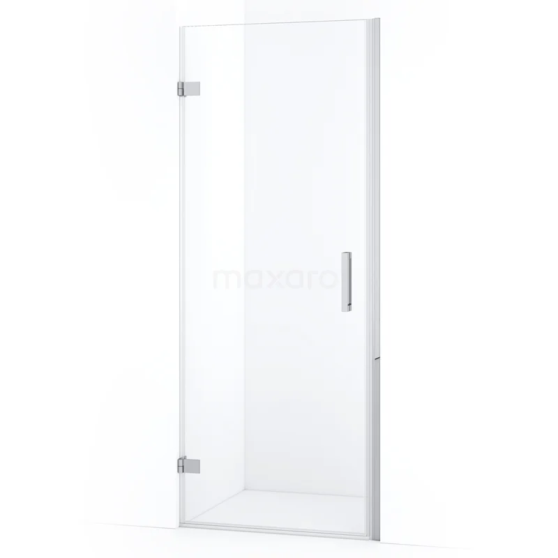 Diamond Shower door | 80 cm Chrome Clear glass Pivot door DDA2108220C