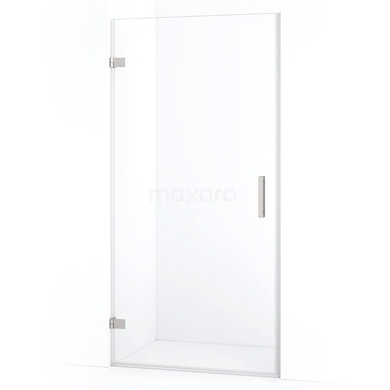 Diamond Shower door | 90 cm Stainless steel Clear glass Pivot door DDA2109120BR