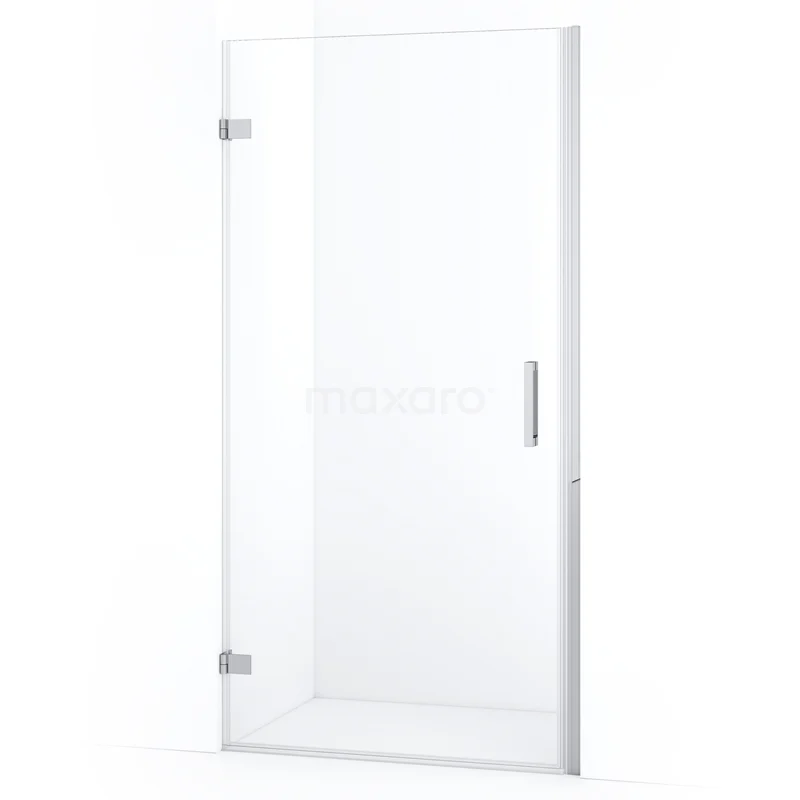 Diamond Shower door | 90 cm Chrome Clear glass Pivot door DDA2109220C