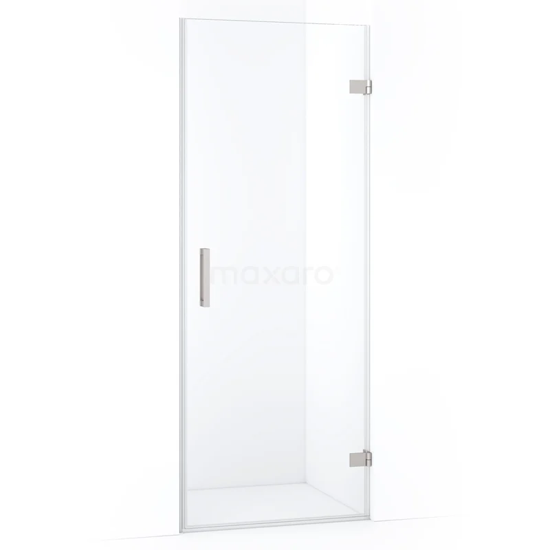 Diamond Shower door | 80 cm Stainless steel Clear glass Pivot door DDA2208120BR