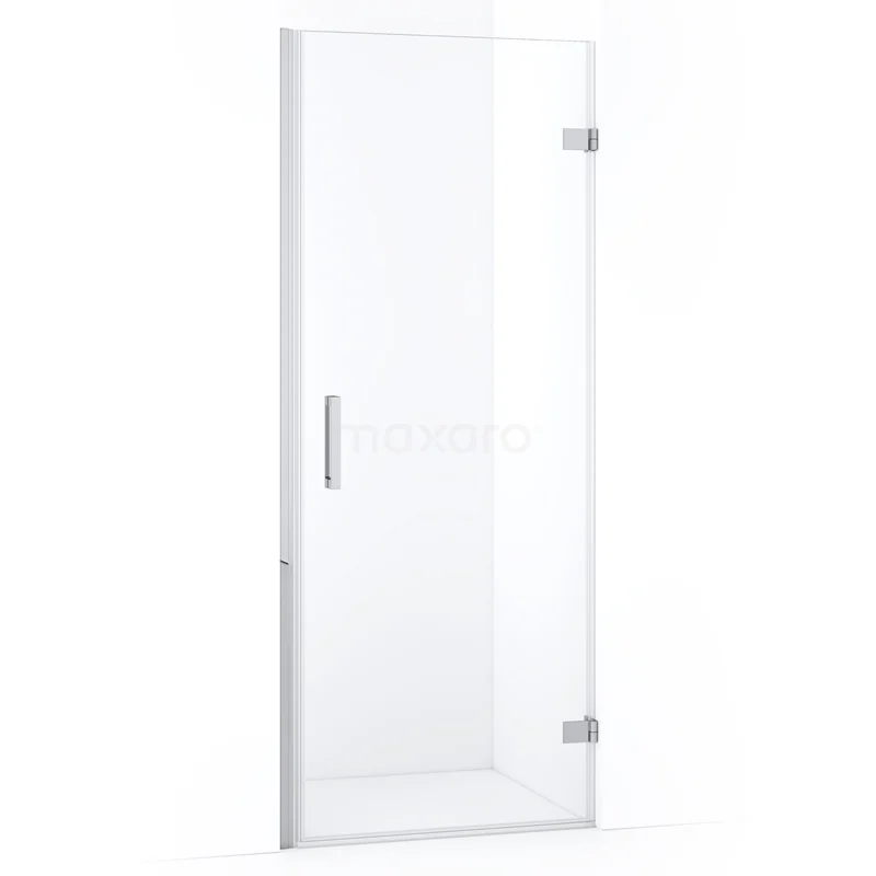 Diamond Shower door | 70 cm Chrome Clear glass Pivot door DDA2207220C