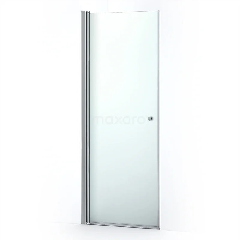 Zircon Comfort Shower door | 80 cm Chrome Frosted glass Pivot door S0313-0870N