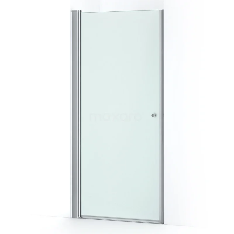 Zircon Comfort Shower door | 95 cm Chrome Frosted glass Pivot door S0323-0969N
