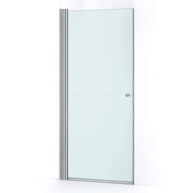 Zircon Comfort Shower door | 90 cm Chrome Frosted glass Pivot door S0323-0970N