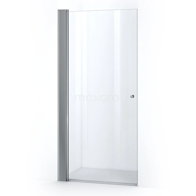 Duschtür Zircon Comfort 90cm aus klarem Sicherheitsglas Chrom S0330-0900N Glas Duschtür mit Aluminium Profil, elegantes Design und transparentes Glas, perfekt für eine moderne Badezimmergestaltung.