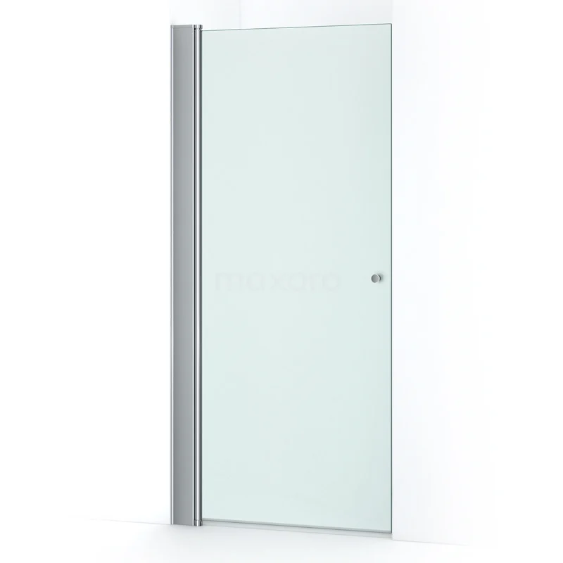 Zircon Comfort Shower door | 100 cm Chrome Frosted glass Bi-fold door S0333-1000N