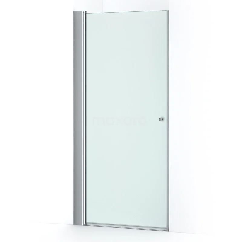 Zircon Comfort Shower door | 95 cm Chrome Frosted glass Pivot door S0333-0970N