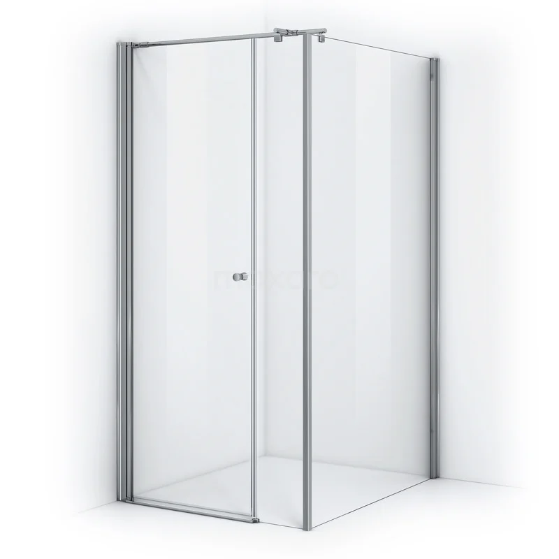 Duschkabine 110x100cm Klar Sicherheitsglas Zircon Comfort DH-110307013 Glas Duschkabine mit Eckeinstieg, Aluminium Profil und schlankem Design, ideal für ein modernes Badezimmer.