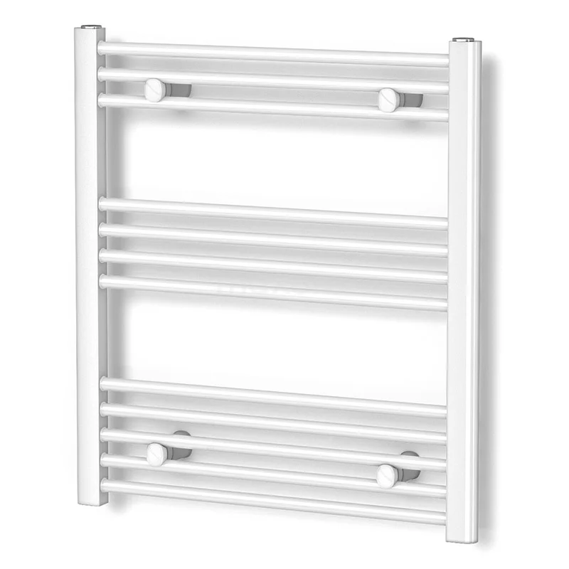 Mars Handdoekradiator | 60x74 cm Wit glans 339 W att Staal Centrale verwarming DR16-0607GWN