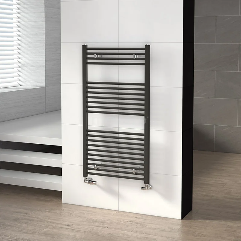 Mars Handdoekradiator | 60x110 cm Donkergrijs 559 W att Staal Centrale verwarming DR16-0611RDN