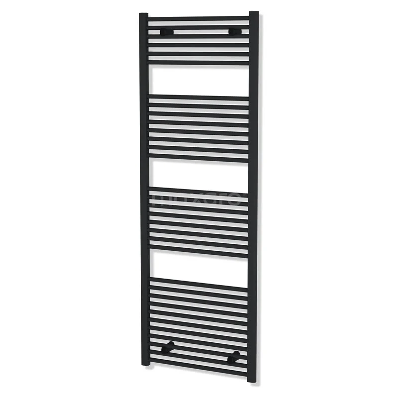 Mars Handdoekradiator | 60x170 cm Mat zwart 875 W att Staal Centrale verwarming DR16-0617SBN