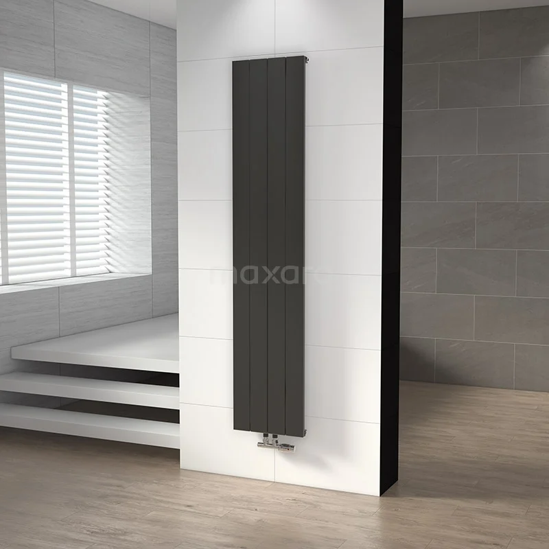 Jupiter Designradiator | 37,5x180 cm Donkergrijs 1052 W att Aluminium Centrale verwarming DR52_0418RDN