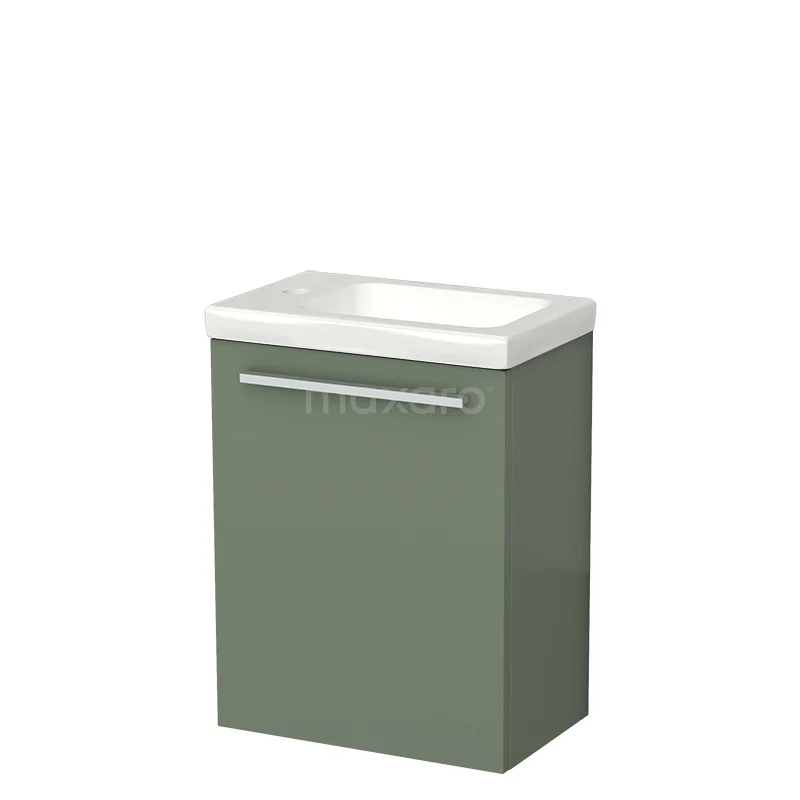 Modulo Pico Toilet unit with basin | 40 cm Sage green Flat front Ceramic TMW10-00453